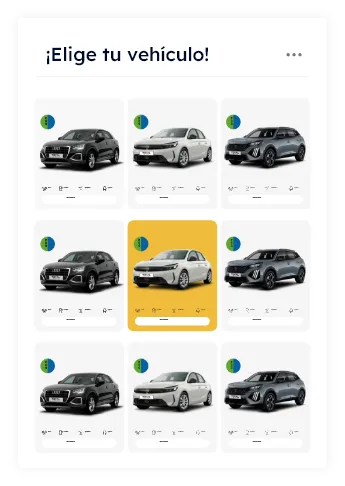 Elige<strong> tu coche</strong>