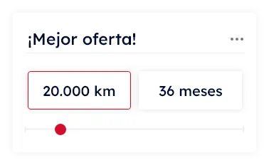 <strong>Selecciona plazo y kilometraje</strong>