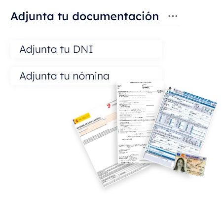 Envíanos tu <strong>documentación</strong>