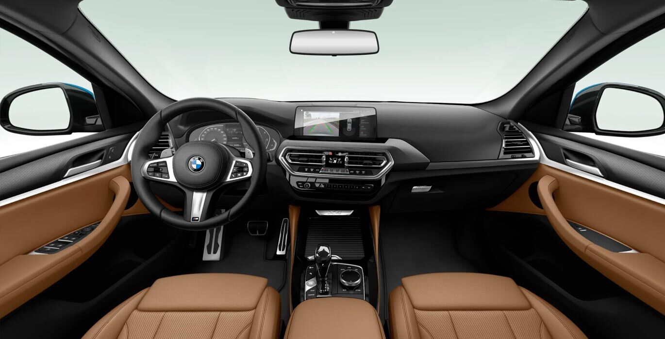 BMW X4 XDRIVE 20D delantera interior | Total Renting