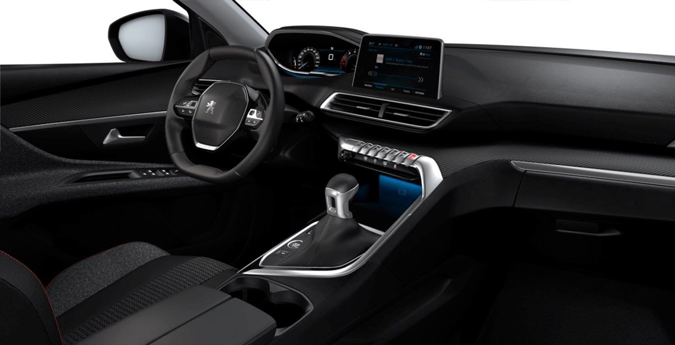 Peugeot 3008 1.5 Bluehdi 130cv SS Allure interior delantera 2 | Total Renting