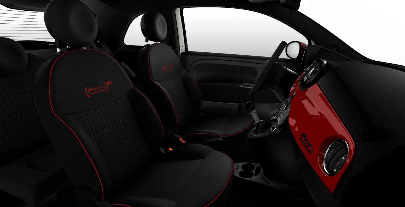 FIAT 500 Red 1.0 52KW 70 CV Hibrido interior perfil | Total Renting