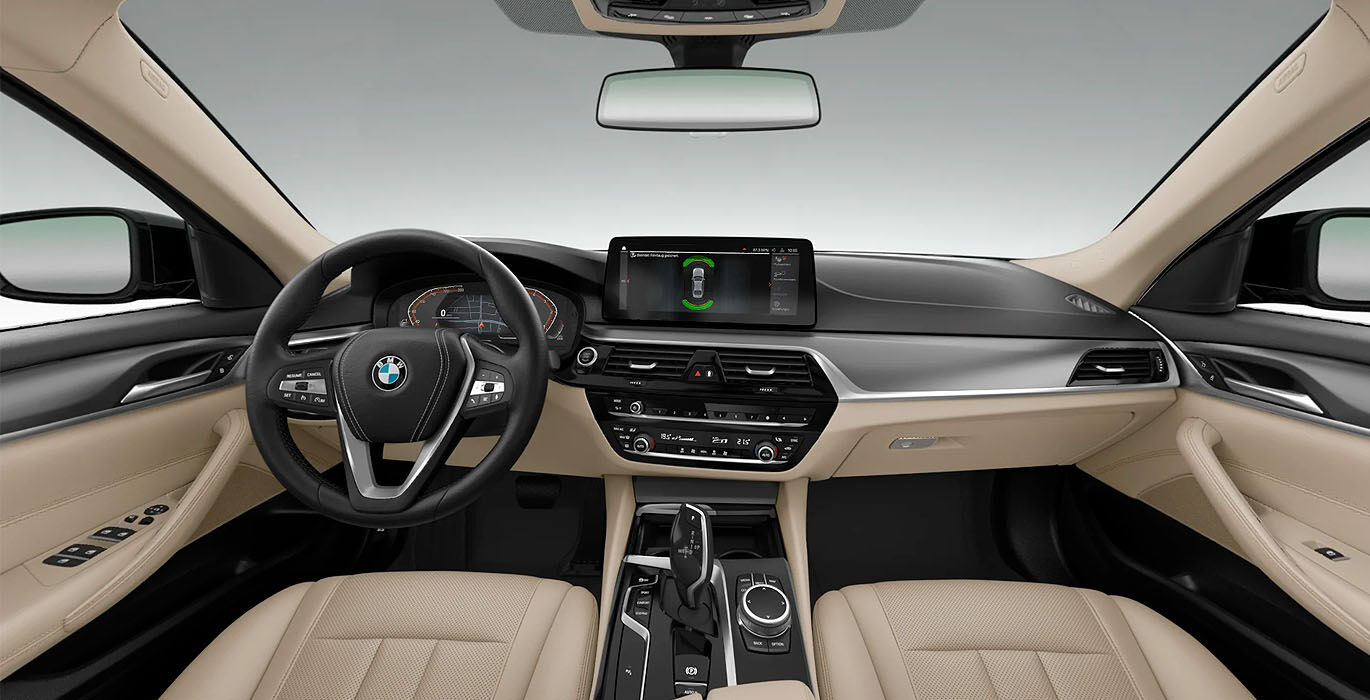 BMW Serie 5 520d interior delantera | Total Renting