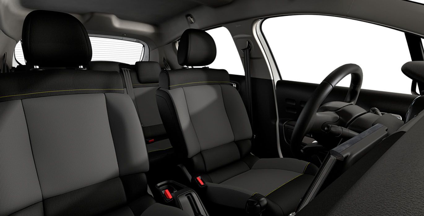 Citroen C3 C Series interior trasera | Total Renting