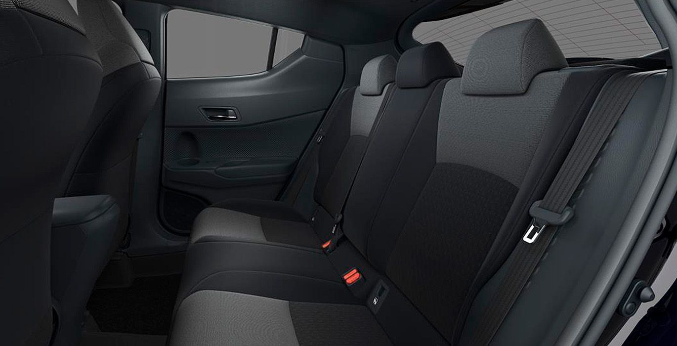 Toyota C HR Active interior trasera | Total Renting