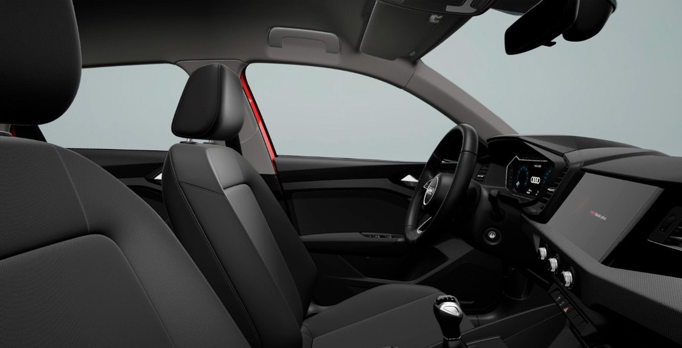 AUDI A1 Sportback Advanced 25 TFSI 5 vel interior perfil | Total Renting