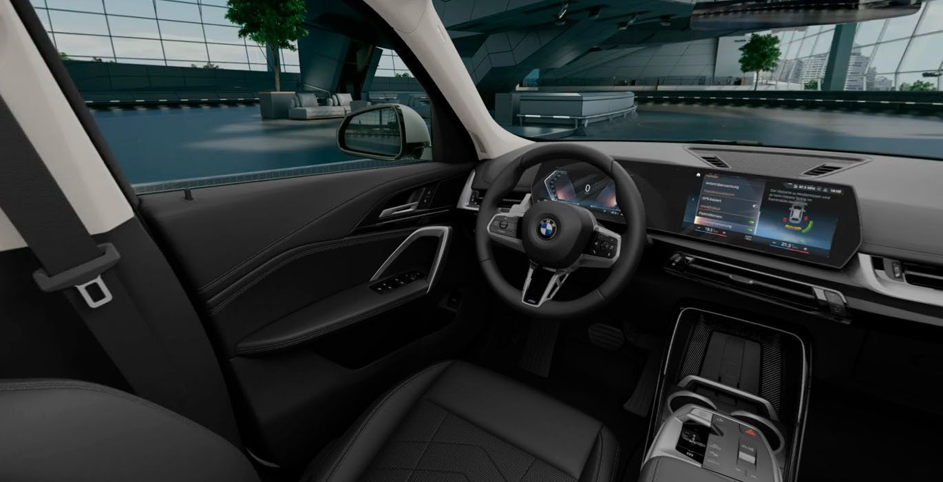 BMW X1 sDrive 18d 2023 interior delantera nueva | Total Renting