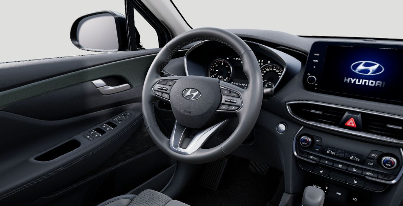 Hyundai Santa Fe 2.2 CRDi Klass DCT 4x2 194cv interior delantera 2 | Total Renting