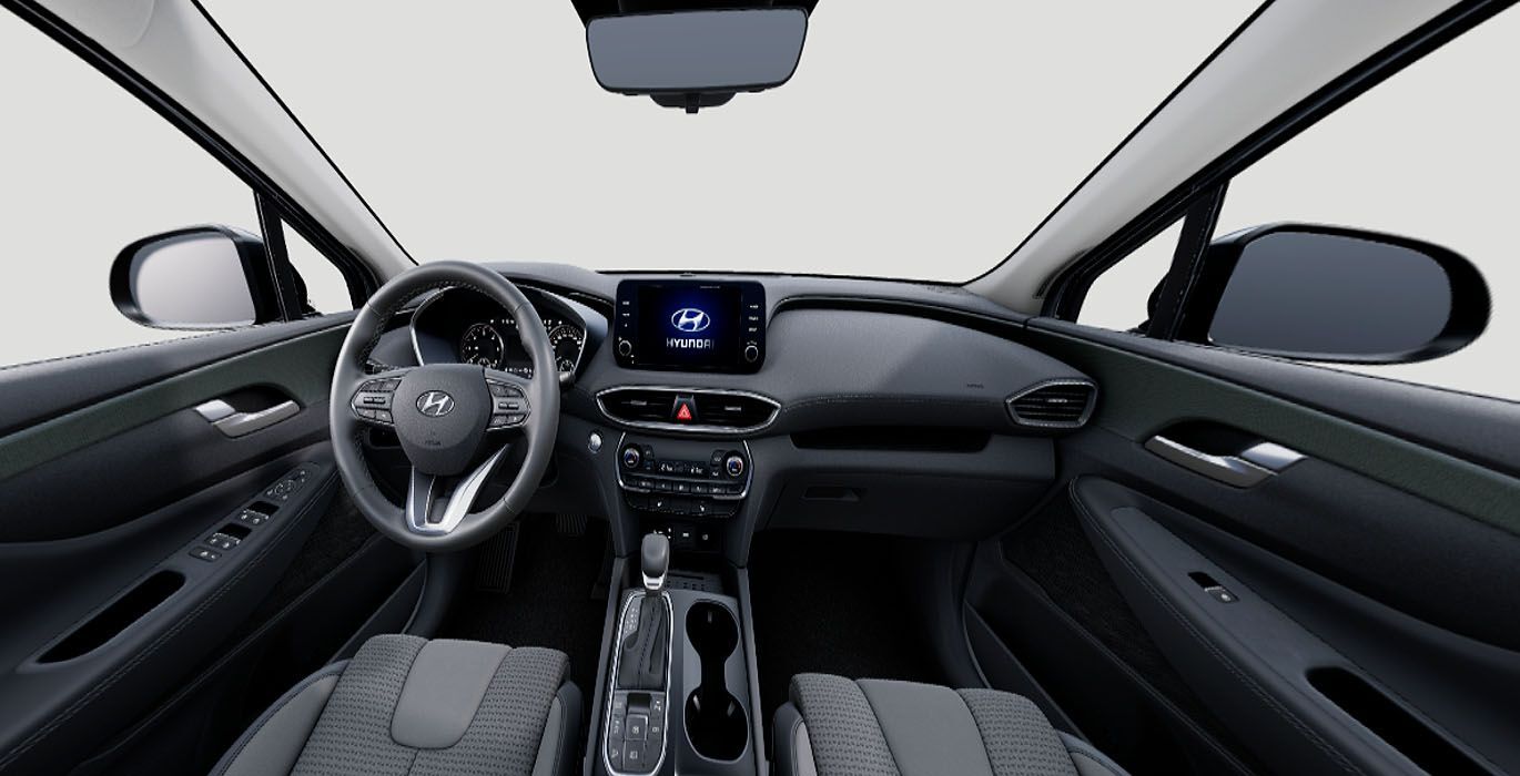 Hyundai Santa Fe 2.2 CRDi Klass DCT 4x2 194cv interior delantera | Total Renting