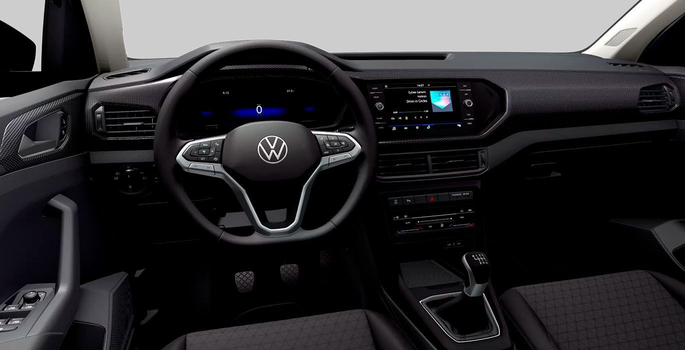 Volkswagen T Cross Advance 1.0 TSI interior delantera | Total Renting