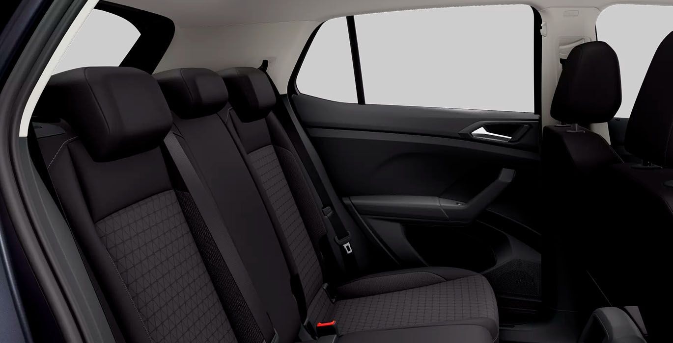 Volkswagen T Cross Advance 1.0 TSI interior trasera | Total Renting