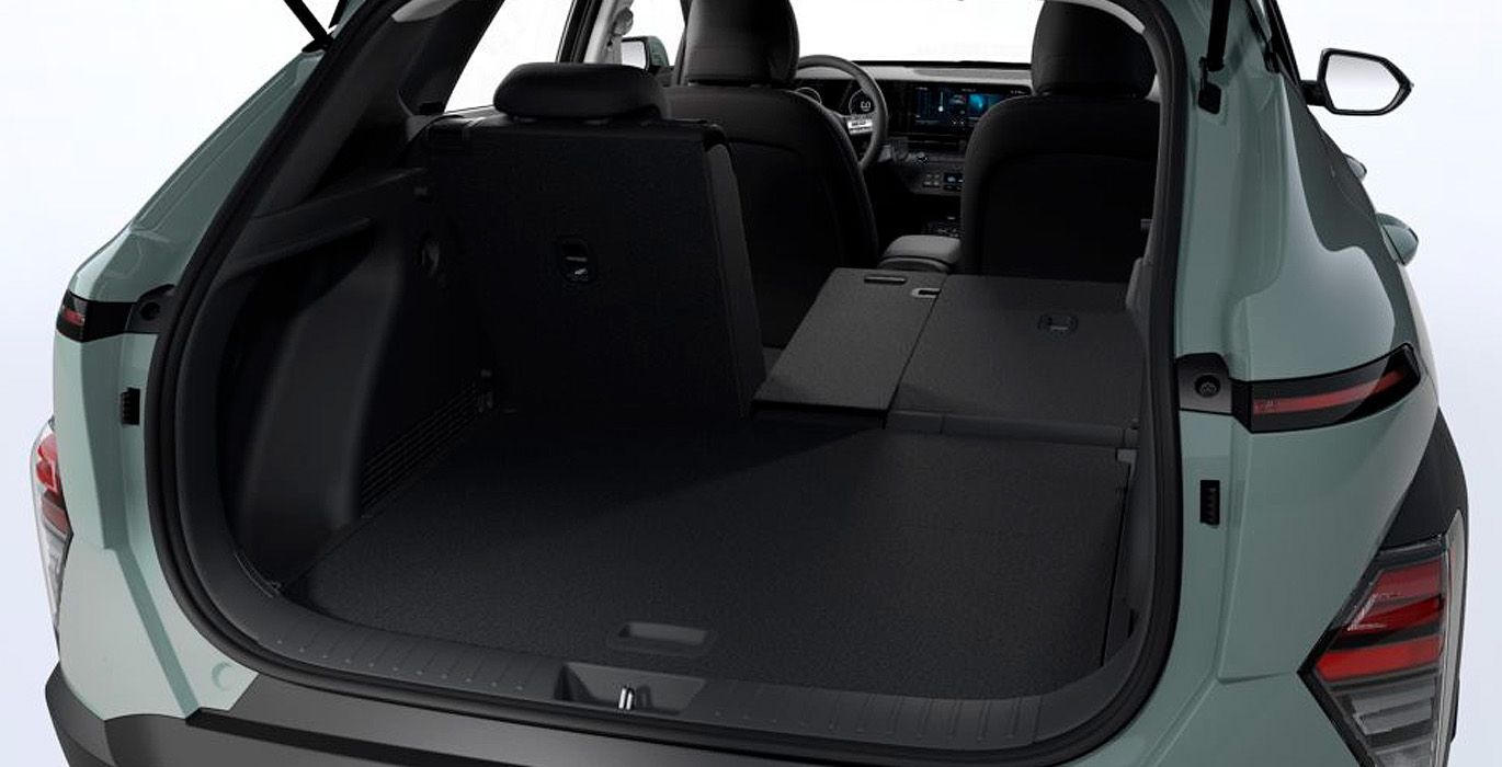 Hyundai Nuevo Kona HEV Maxx 141cv DCT interior maletero | Total Renting