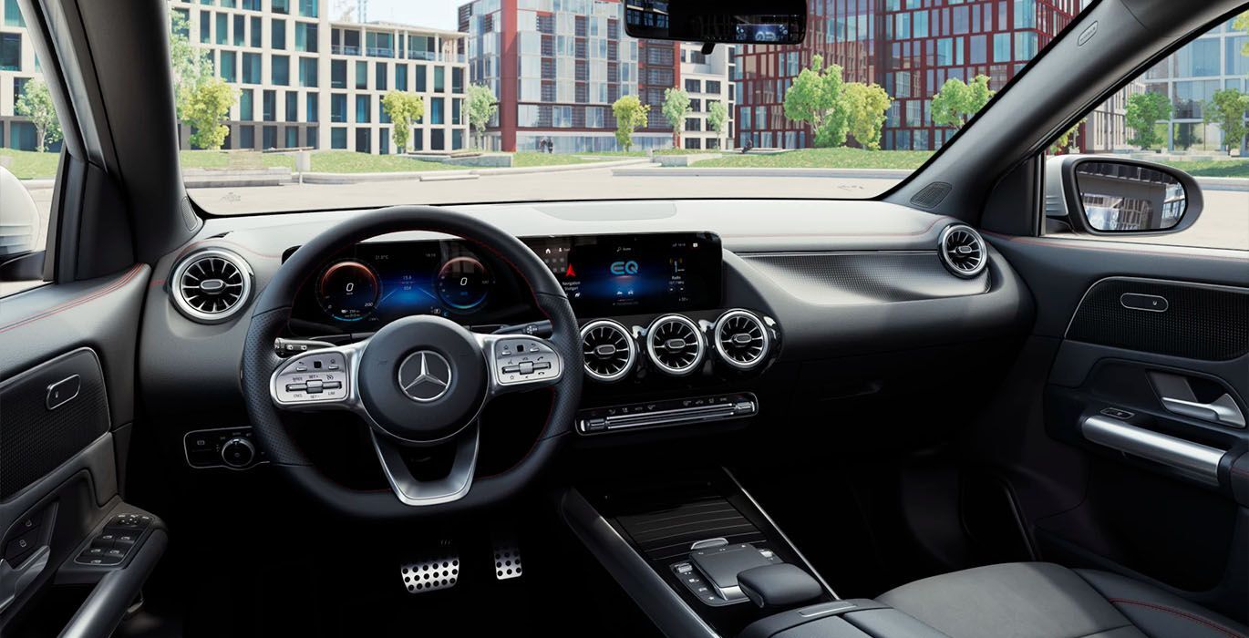 Mercedes EQA 250 interior delantera | Total Renting