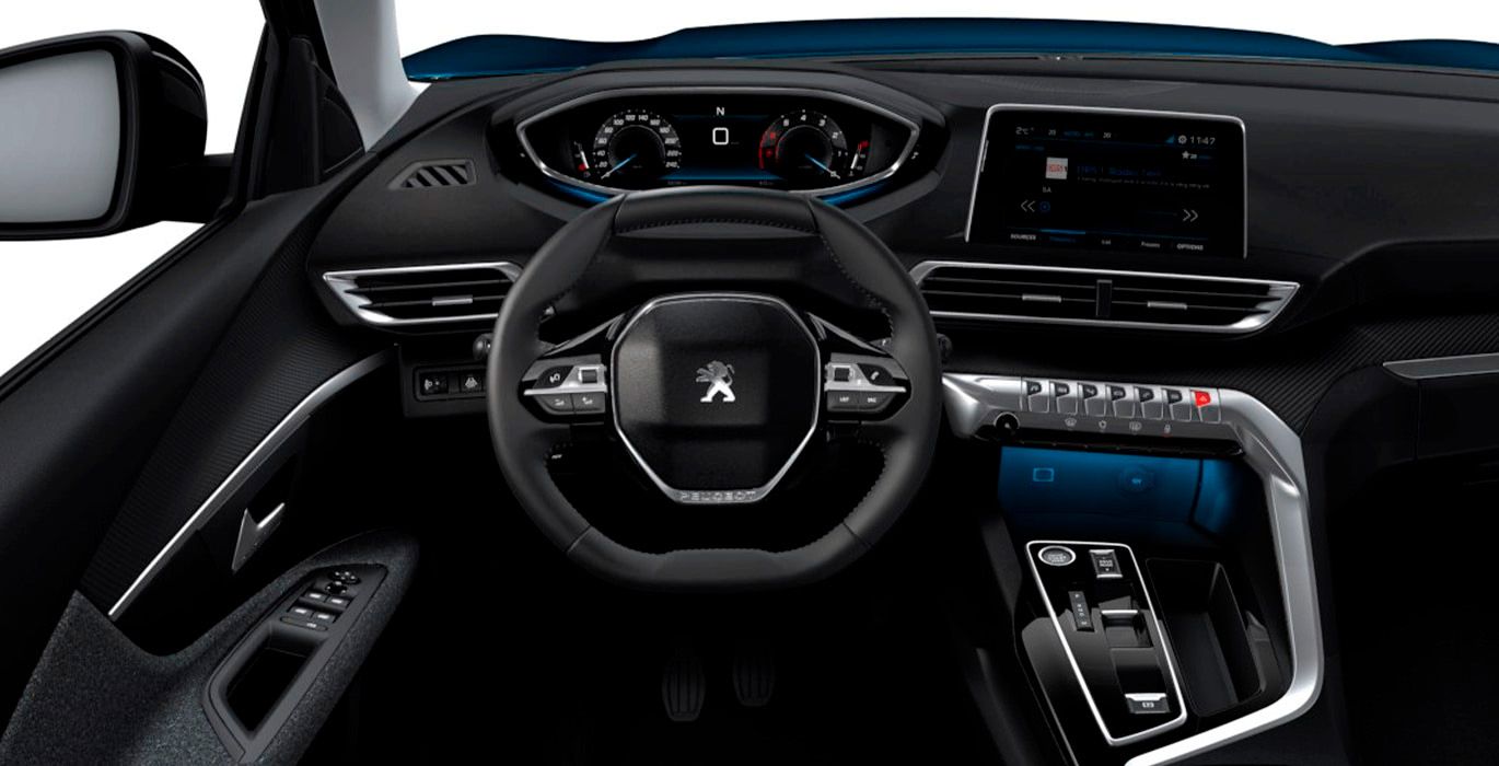 Peugeot 3008 1 5 Bluehdi 130cv S S Allure EAT8 interior delantera | Total Renting
