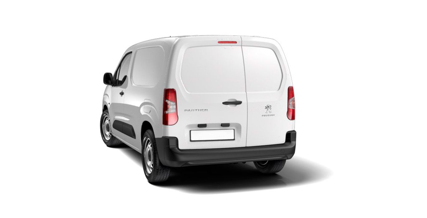 Peugeot Partner Pro Standard BlueHDI exterior trasera | Total Renting