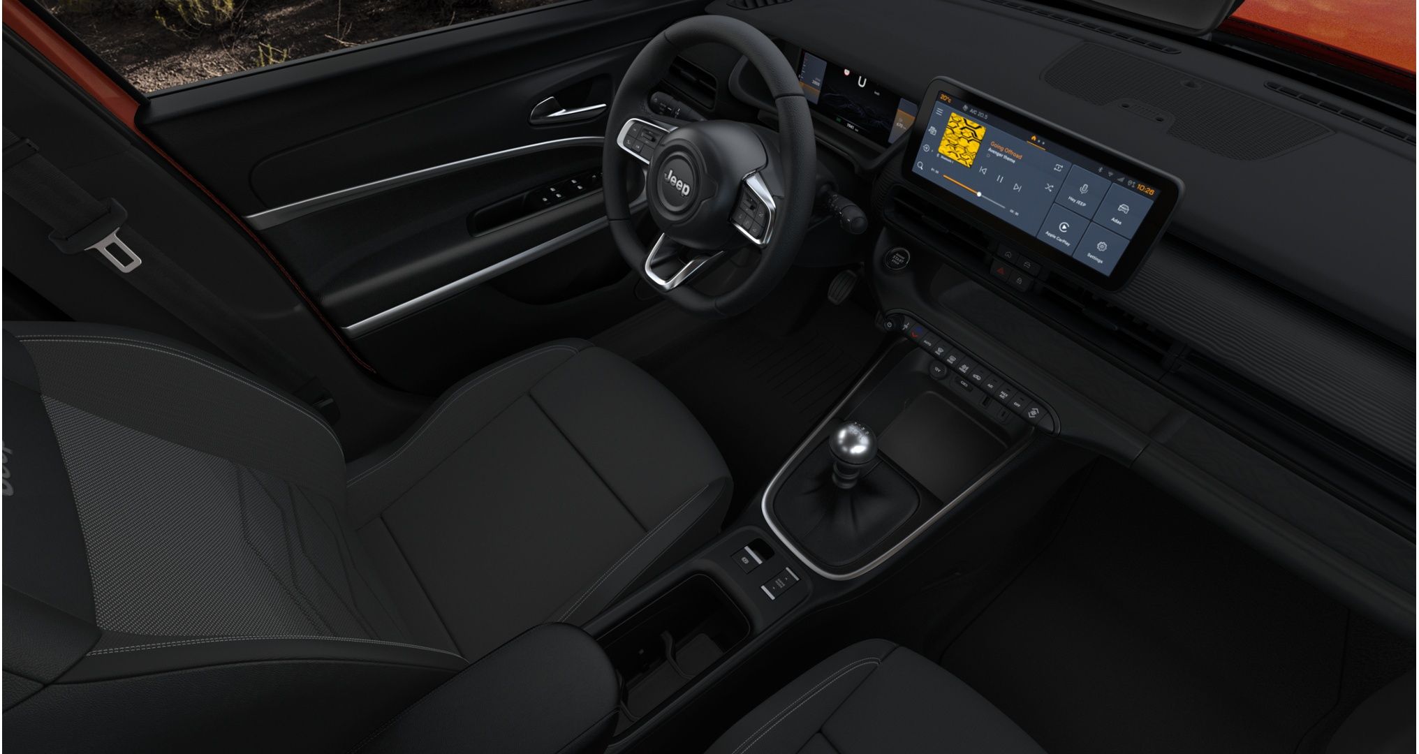 JEEP AVENGER 1.2 G 1.2 ALTITUDE 74kw 100CV interior delantera | Total Renting