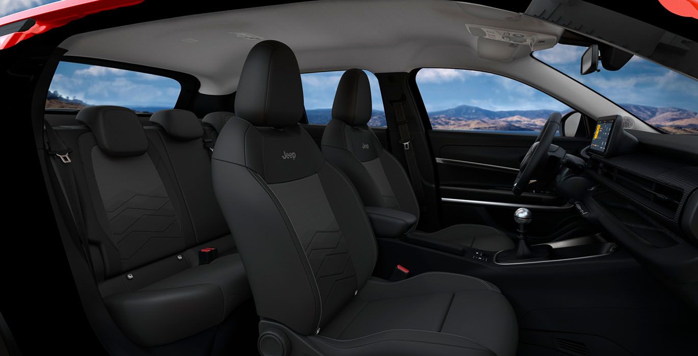 JEEP AVENGER 1.2 G 1.2 ALTITUDE 74kw 100CV interior trasera | Total Renting