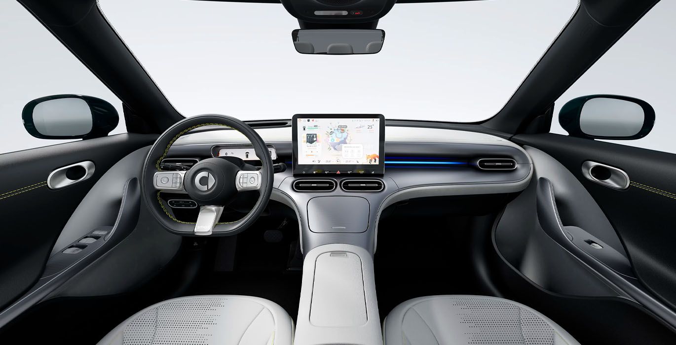 Smart 1 Pro interior delantera | Total Renting