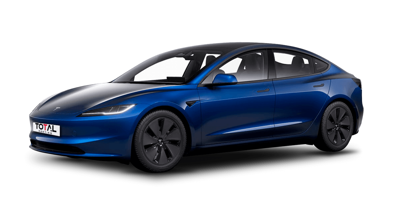 Tesla Model 3 sin fondo principal | Total Renting