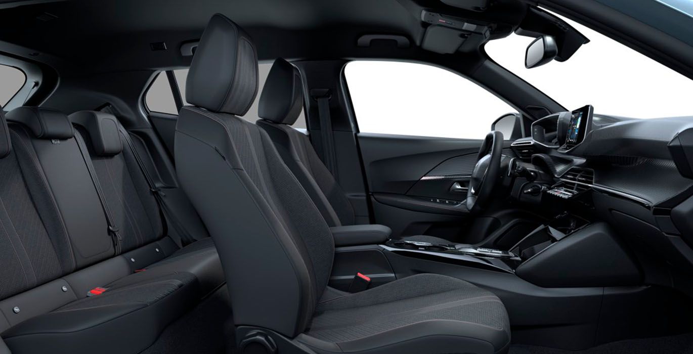 Peugeot 2008 Allure Puretech automatico interior perfil | Total Renting