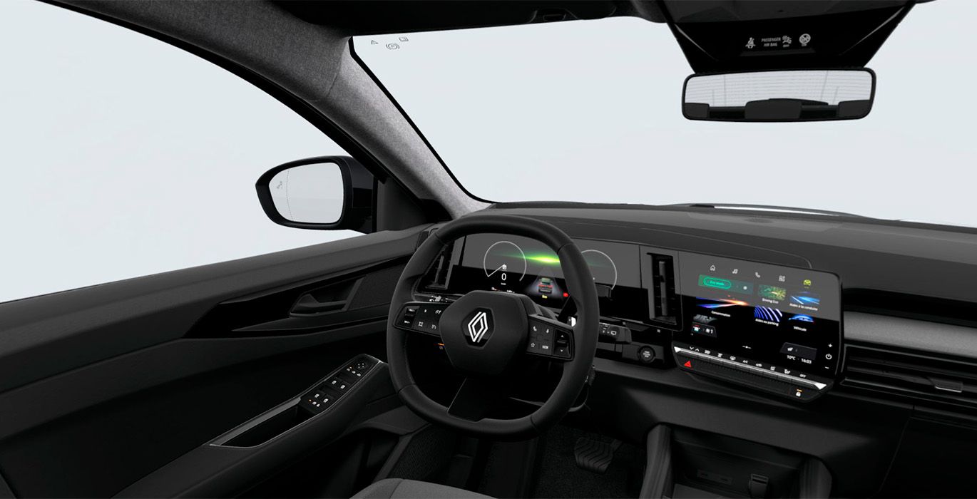 RENAULT AUSTRALE Tech Full Hybrid Evolution interior delantera | Total Renting