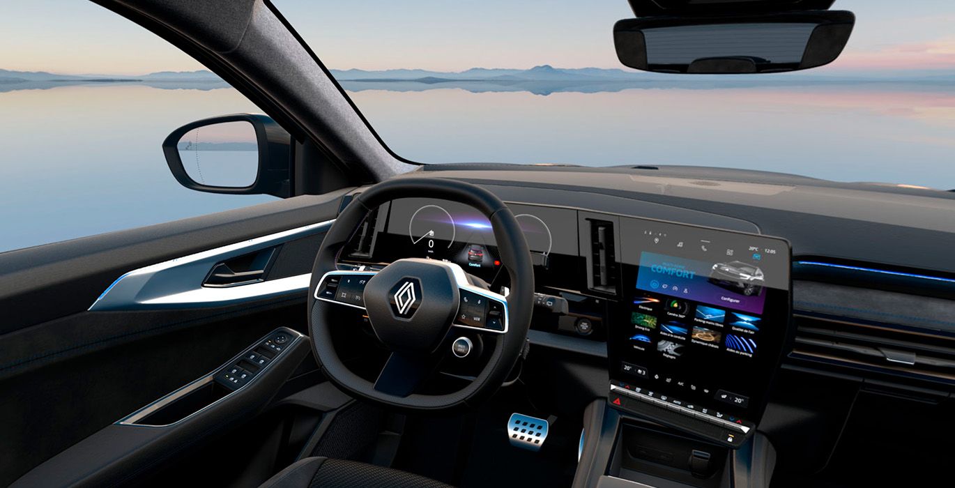 RENAULT ESPACE E Tech Full Hybrid Espirit Alpine interior delantera | Total Renting