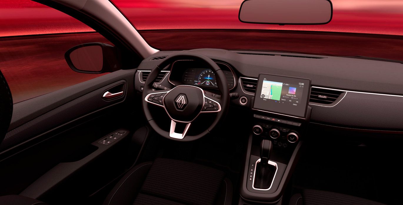 Renault Arkana E Tech Full Hybrid Evolution interior delantera | Total Renting
