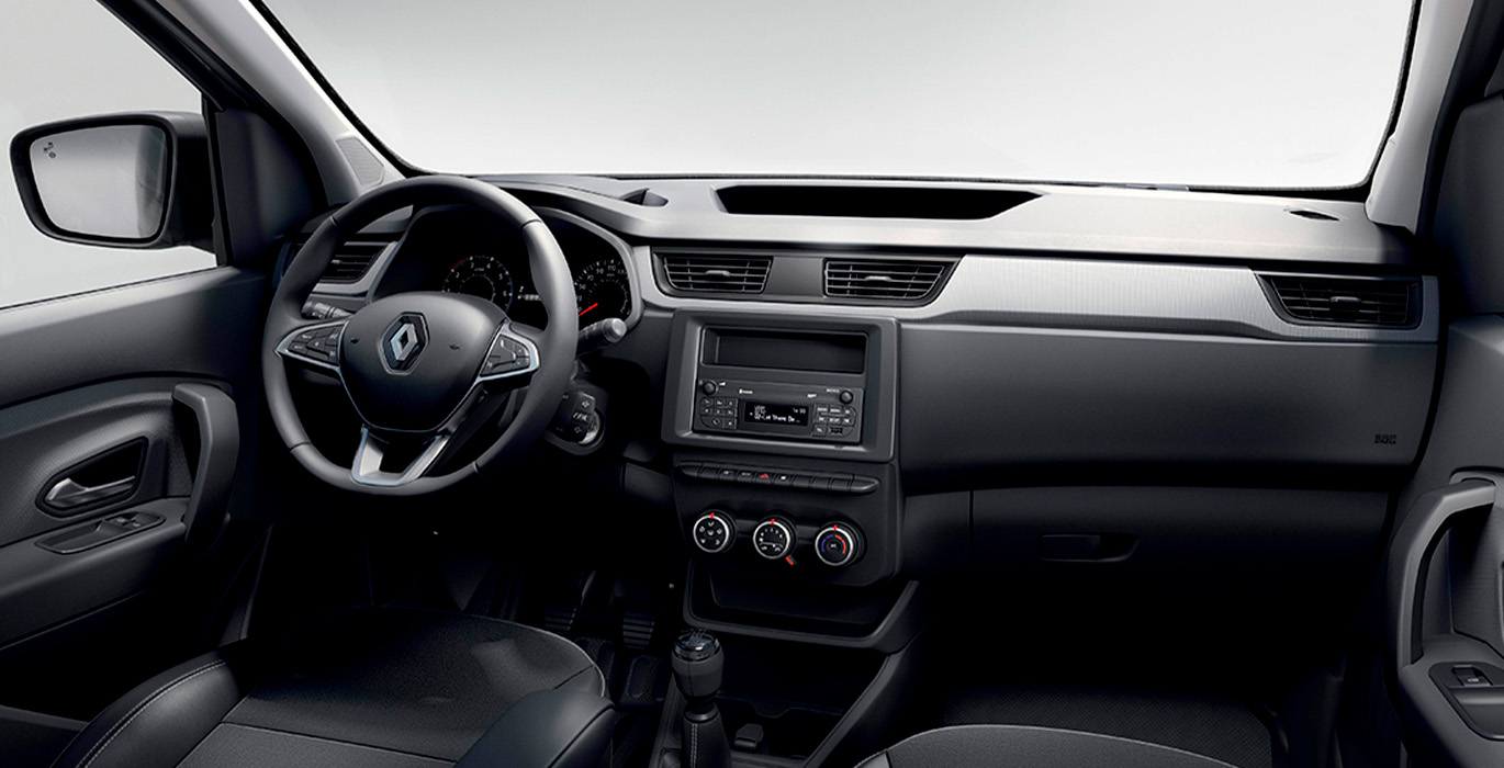 Renault Express Furgon Advance 1.5 Blue HDI interior delantera | Total Renting