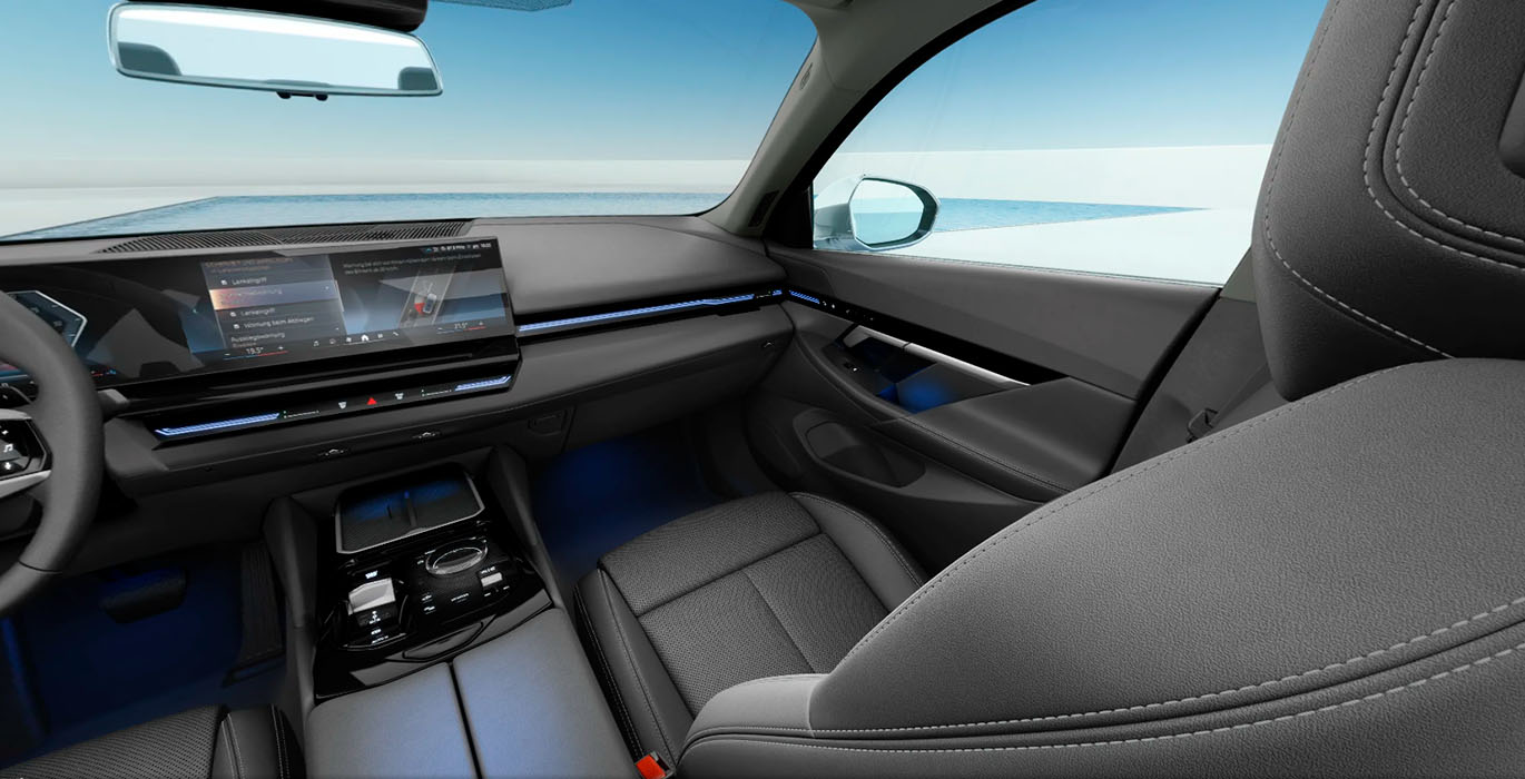 BMW Serie 5 520d nuevo interior delantera 2 | Total Renting