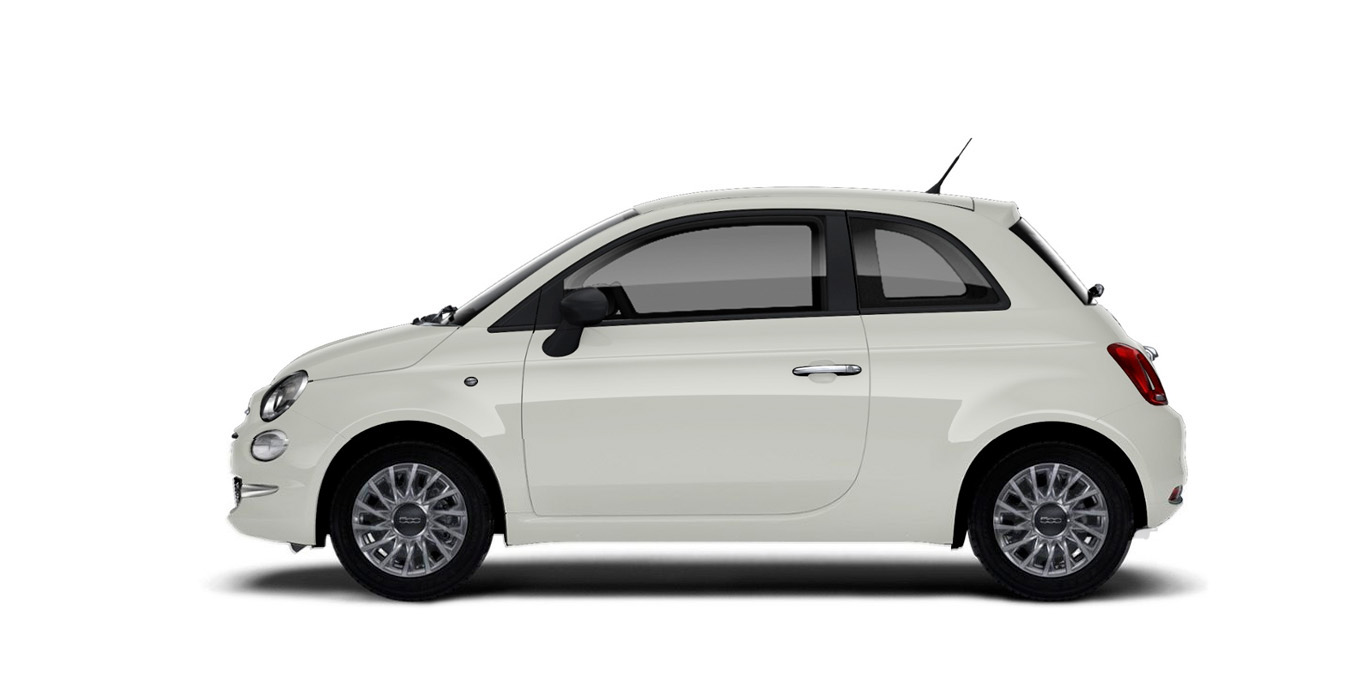 Fiat 500 Monotrim exterior perfil | Total Renting