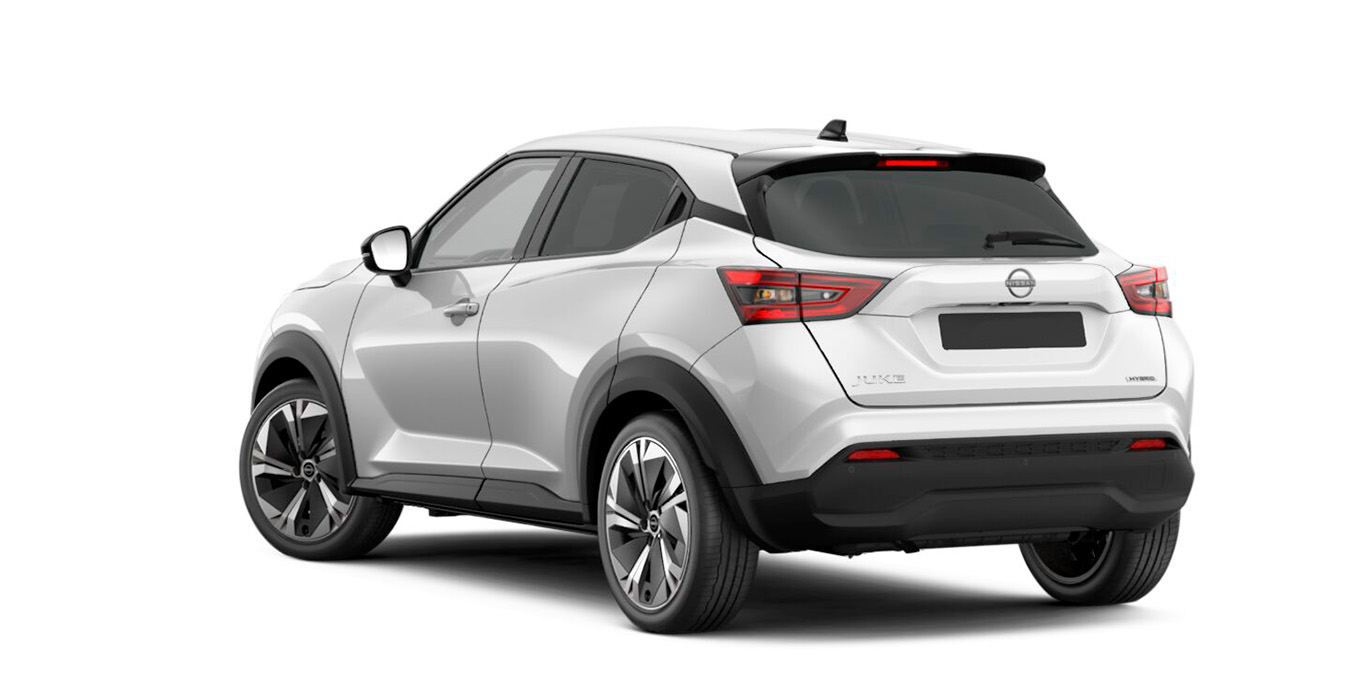 Nissan Juke N Connecta Hybrid exterior trasera | Total Renting