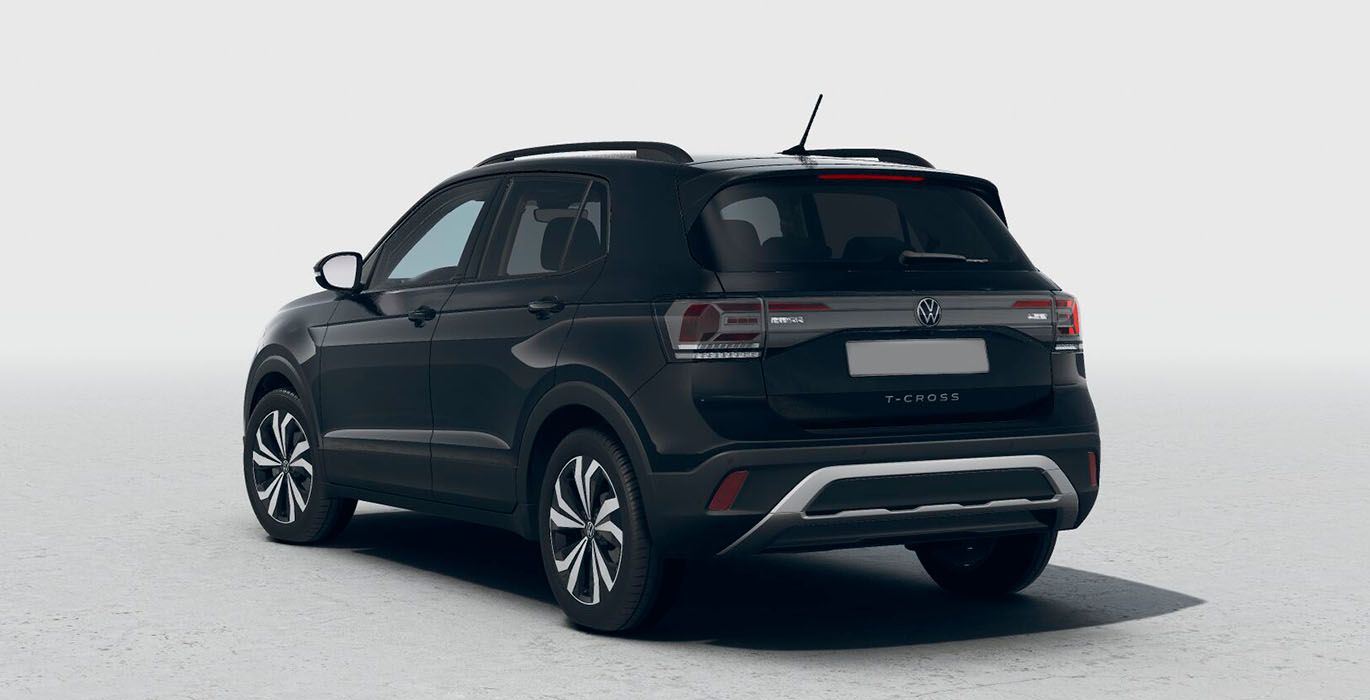 VOLKSWAGEN T CROSS MAS 1.0TSI 85KW 115CV exterior trasera | Total Renting