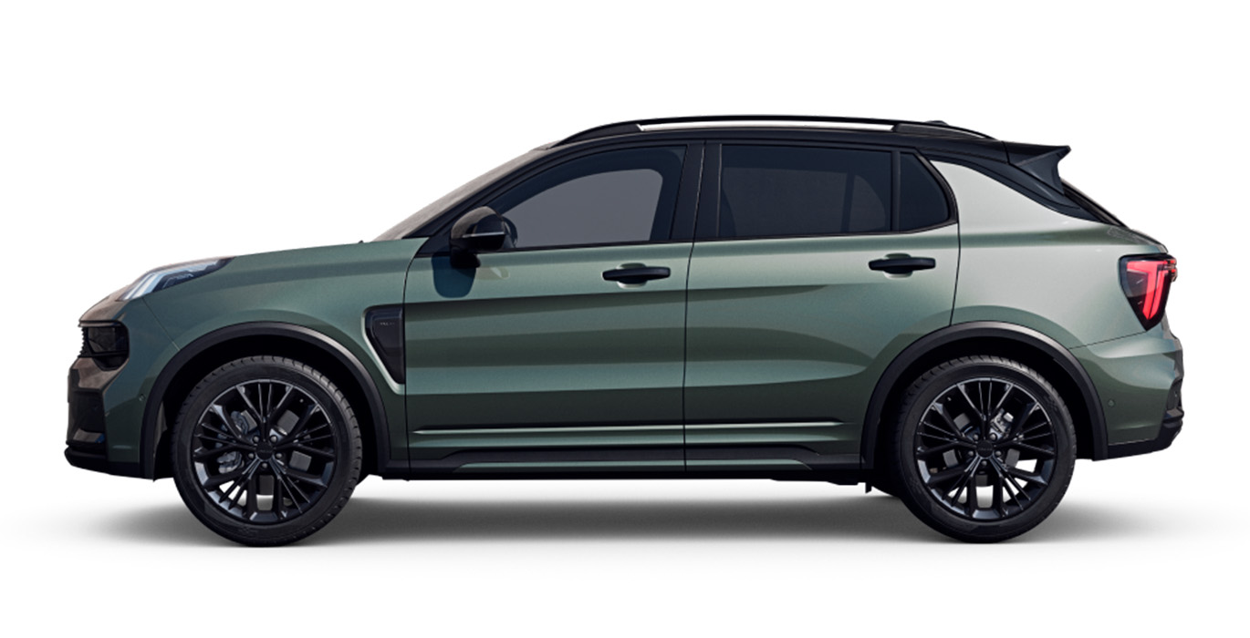 Lynk Co 01 More 1.5 PHEV exterior perfil | Total Renting