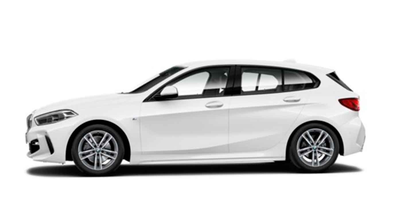 BMW Serie 1 118d Alpine White lateral | Total Renting