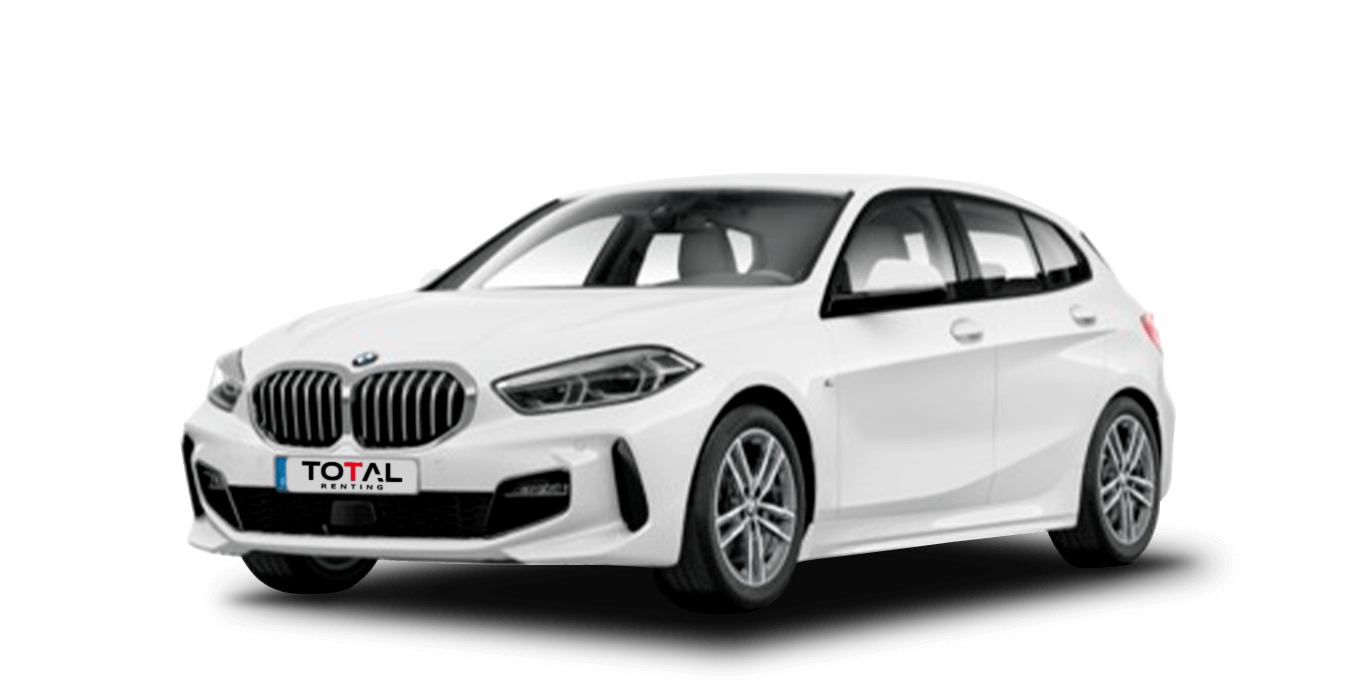 BMW Serie 1 118d Alpine White sin fondo principal | Total Renting