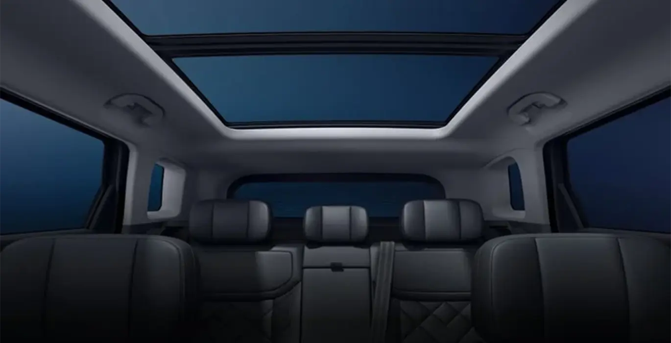JAECOO 7 1.6 Ice Select 4x2 SUV interior trasera | Total Renting