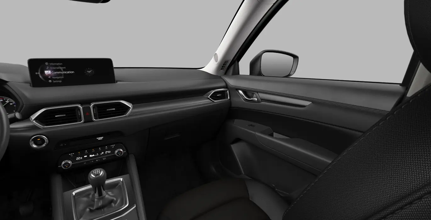 Mazda CX 5 2.0 e Skyactiv G MHEV Advantage inetrior delantera II | Total Renting