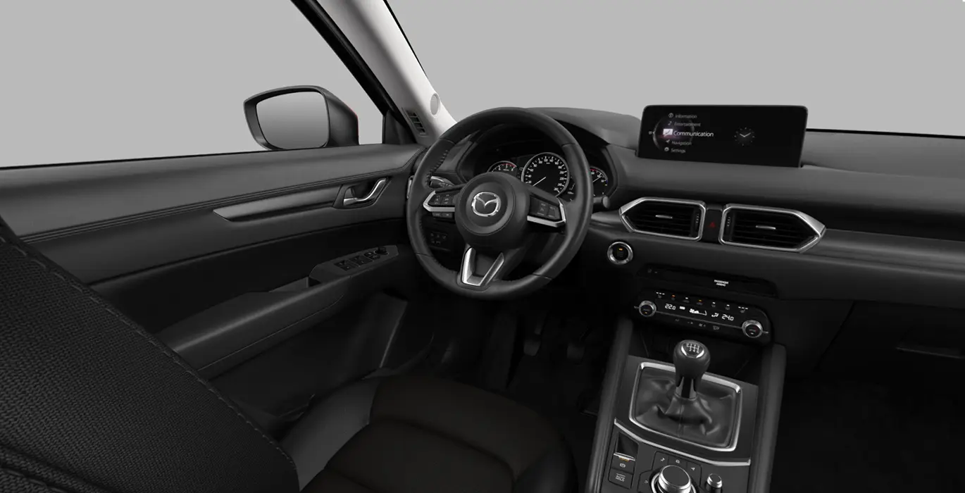 Mazda CX 5 2.0 e Skyactiv G MHEV Advantage interior delantera | Total Renting