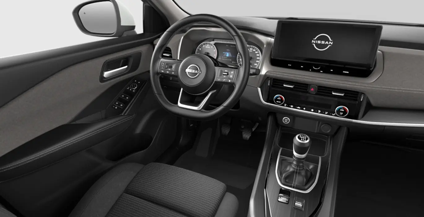 Nissan Qashqai DIG T E6E 103kW 140CV MHEV Acenta interior delantera | Total Renting