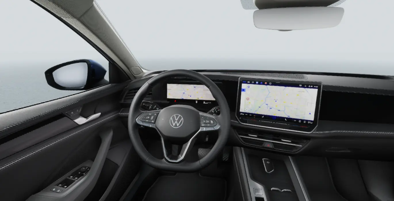 VOLKSWAGEN Passat Business 2.0 TDI 90kW DSG interior delantera | Total Renting