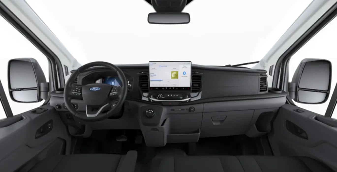 FORD Transit Kombi 350 L3 Trend EcoBlue 130cv Auto FWD interior delantera | Total Renting