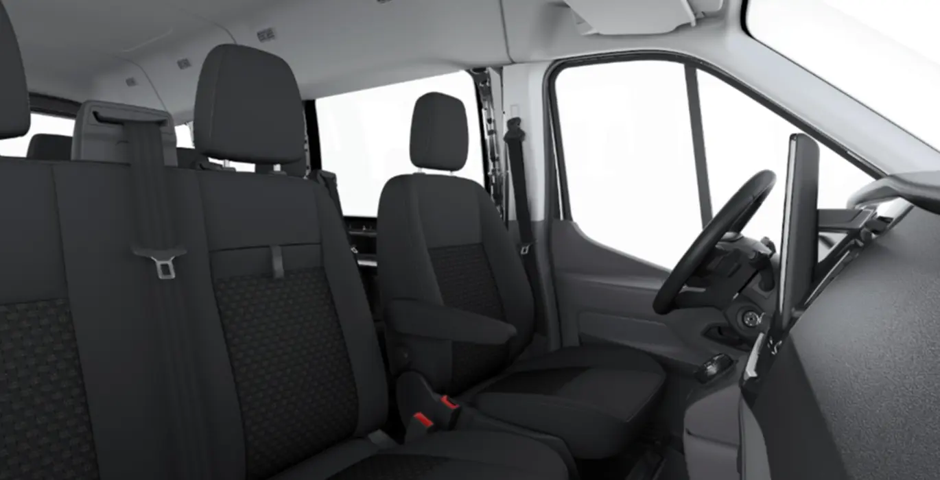 FORD Transit Kombi 350 L3 Trend EcoBlue 130cv Auto FWD interior trasera | Total Renting