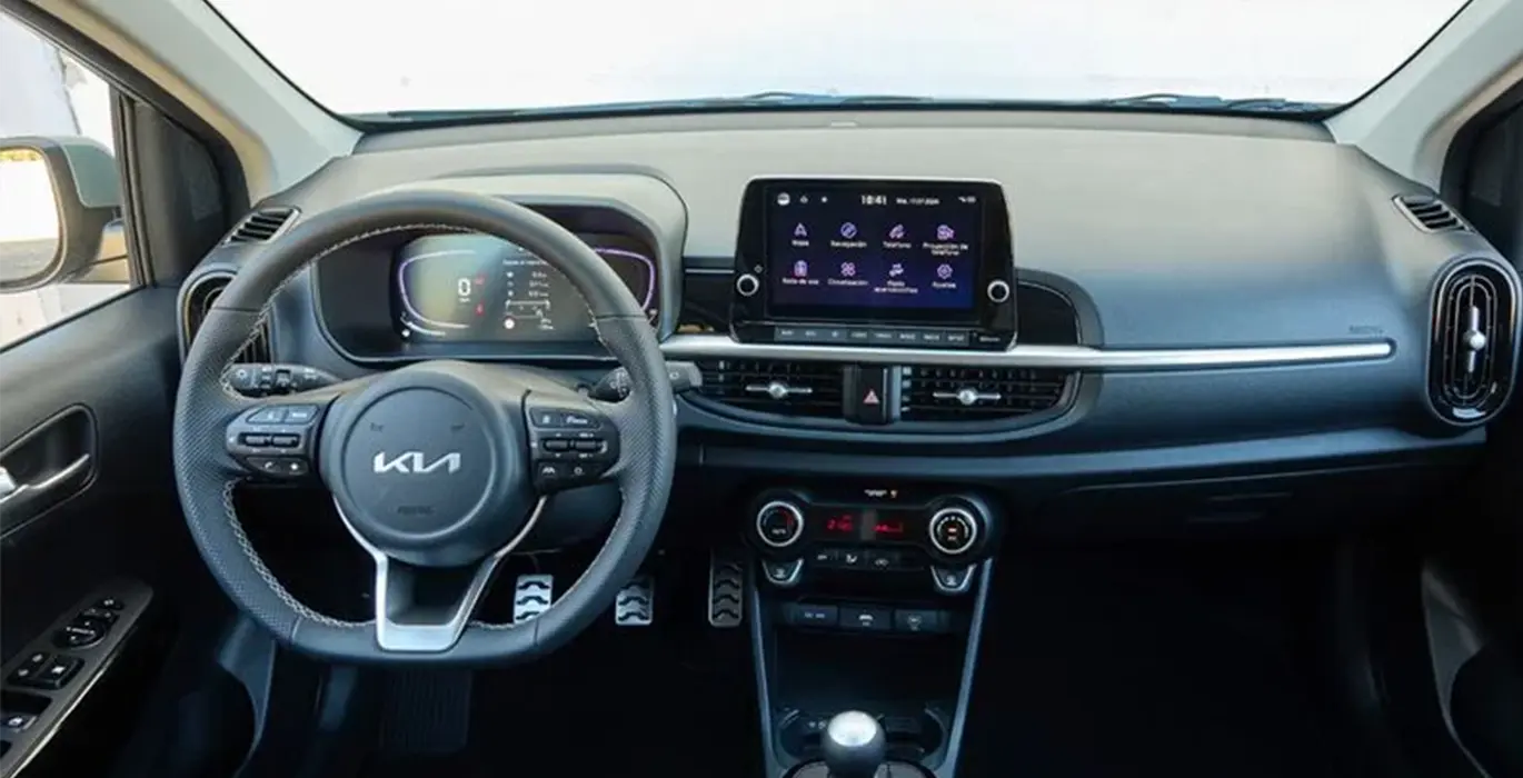 Kia Picanto 1.0 DPI Concept interior delantera | Total Renting