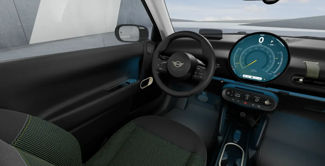 MINI Cooper SE Essential interior delantera | Total Renting
