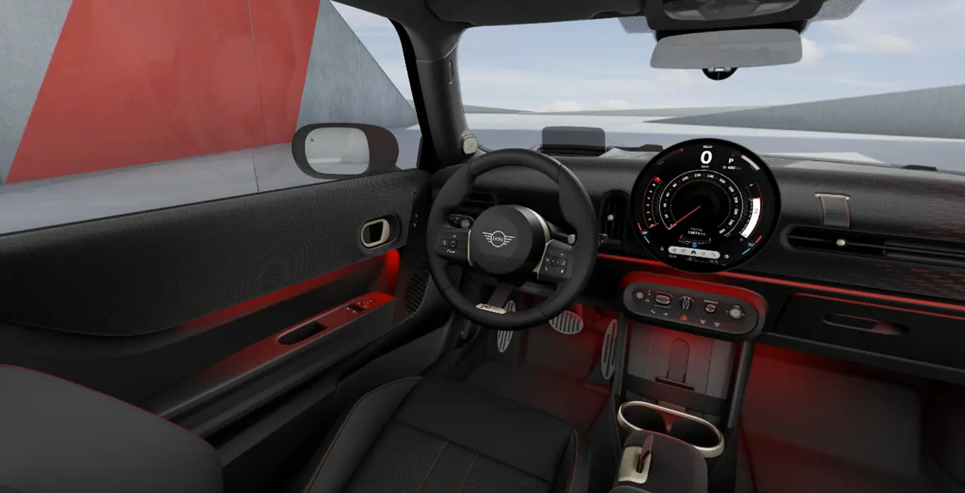 MINI John Cooper Works interior delantera | Total Renting
