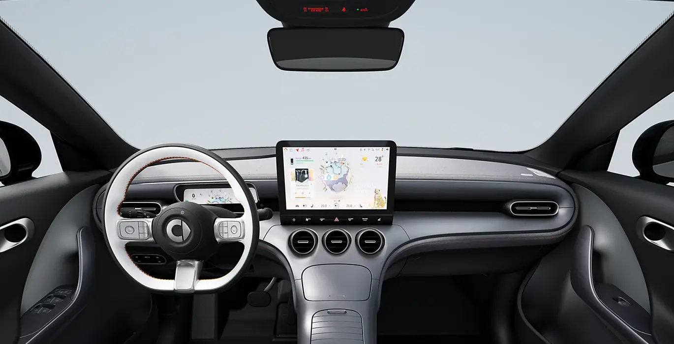 Smart 3 Pro interior delantera | Total Renting