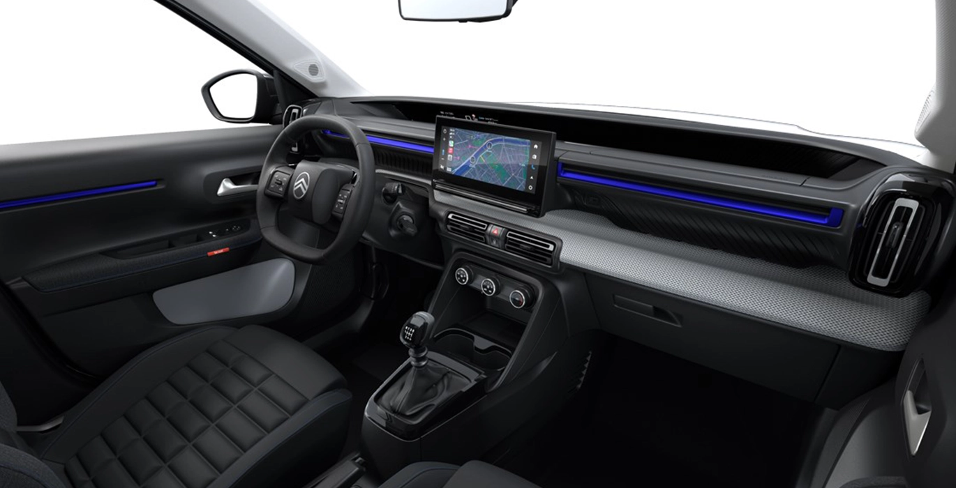 CITROËN C3 TURBO 100 BUSINESS (MANUAL) 5 CITROEN C3 TURBO 100 BUSINESS MANUAL interior delantera II | Total Renting