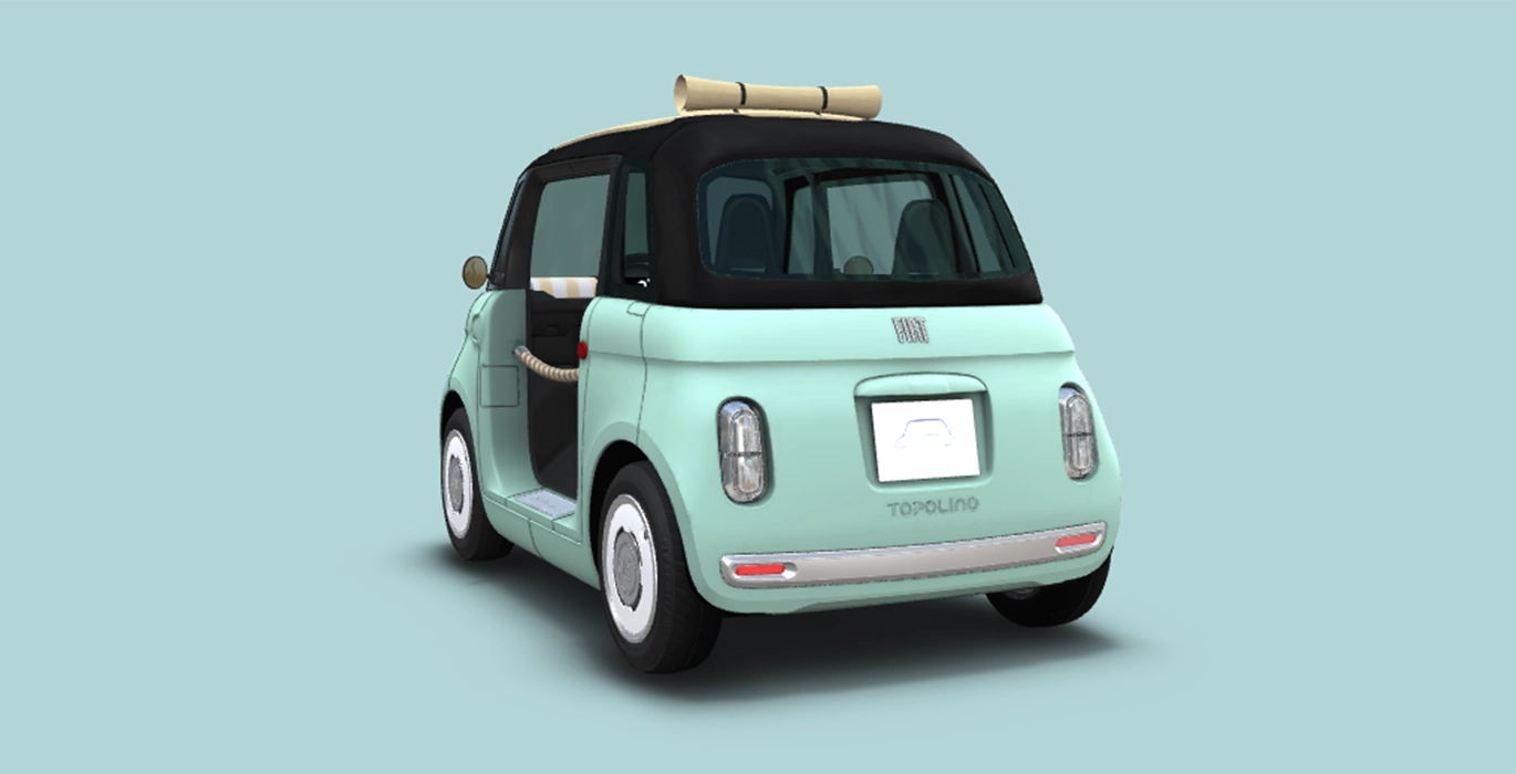 FIAT TOPOLINO 1 DOLCEVITA AUTOMATICO trasera | Total Renting