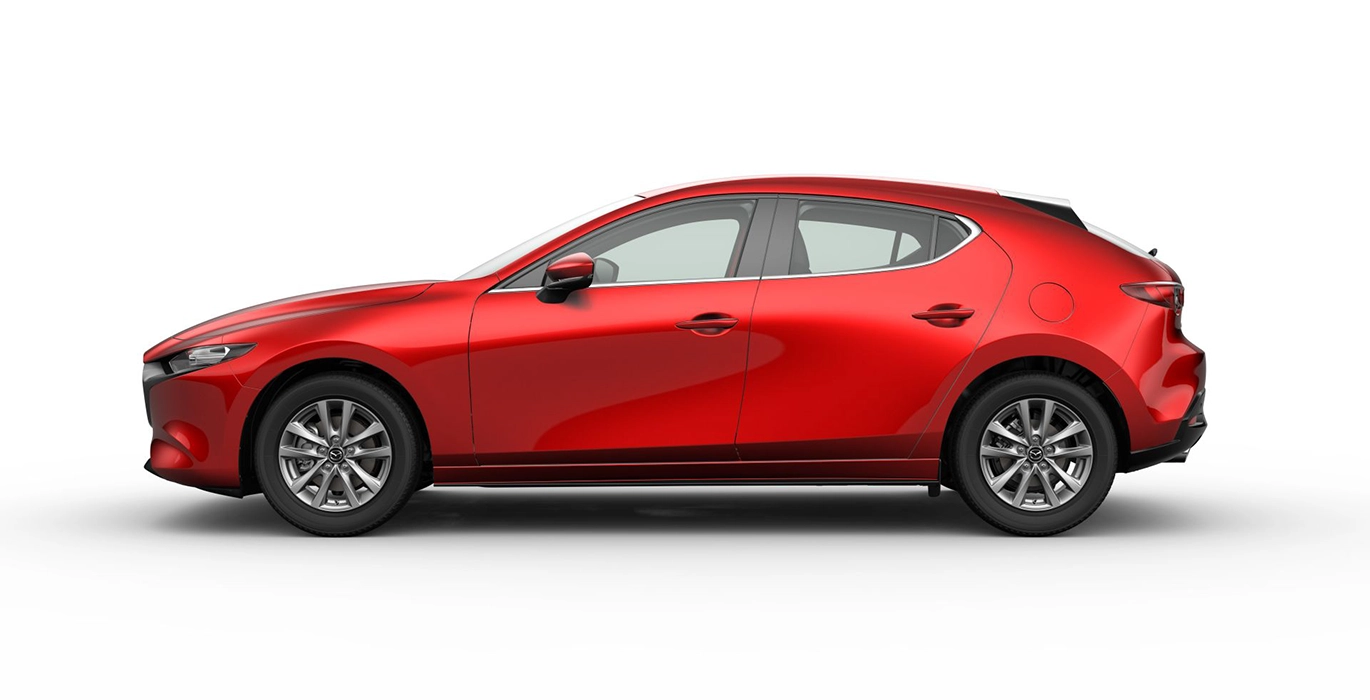 MAZDA 3 2.5L E SKY G MHEV PRIME LINE MANUAL lateral | Total Renting