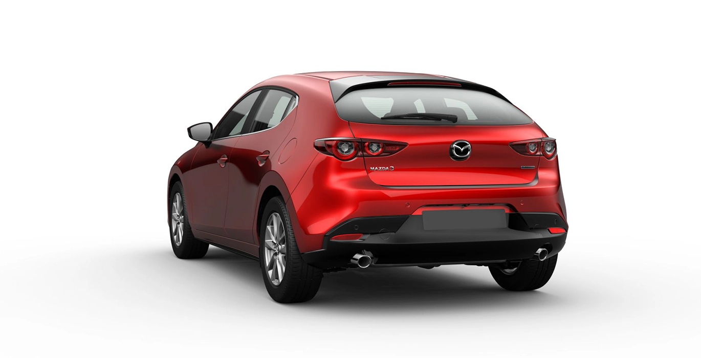 MAZDA 3 2.5L E SKY G MHEV PRIME LINE MANUAL trasera | Total Renting
